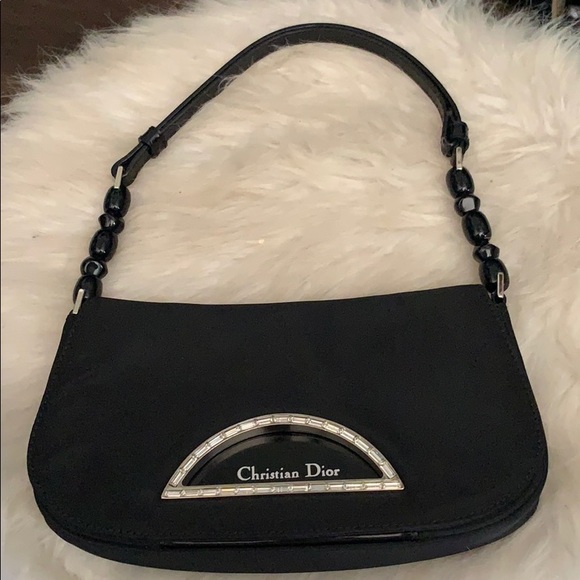 Vintage Christian Dior Malice Baguette with crystals - Picture 3 of 17